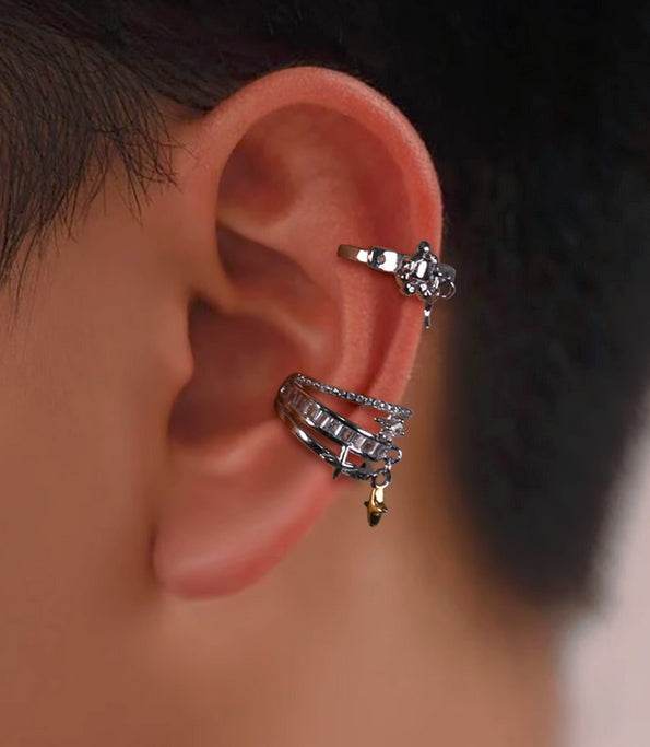 Star earrings cuff - MOWTE