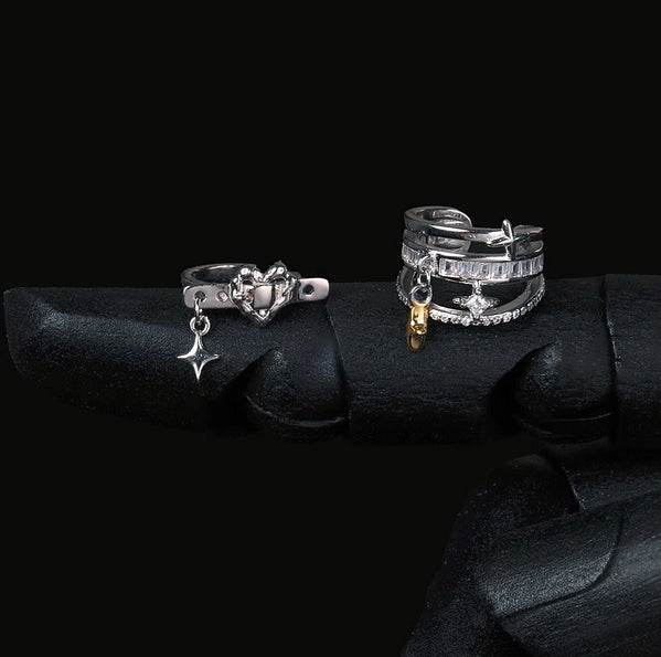 Star earrings cuff - MOWTE