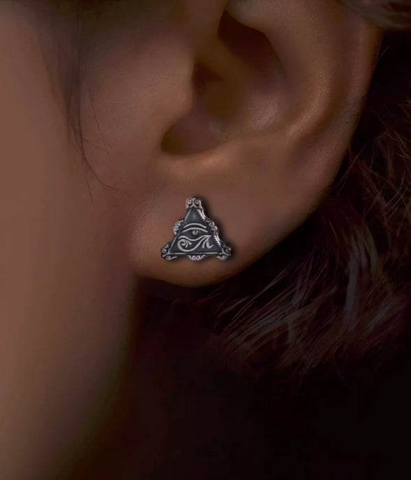 Personalized design of pure silver earrings INS retro earrings - MOWTE