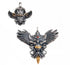 Sterling Silver Necklace Pendant Retro Mythical Silver Ornament Chain - MOWTE