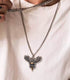Sterling Silver Necklace Pendant Retro Mythical Silver Ornament Chain - MOWTE