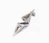 Sterling silver necklace power stone pendant - MOWTE