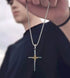 Silver Cross Necklace - MOWTE