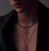 Silver Cross Necklace - MOWTE
