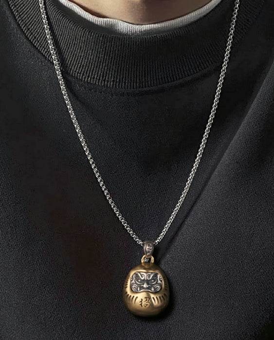 Daruma egg pendant - MOWTE