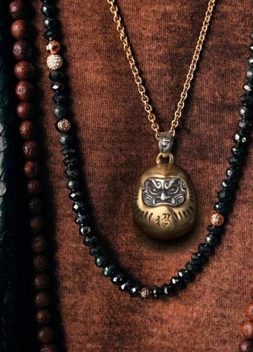 Daruma egg pendant - MOWTE