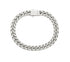 Silver Cuban chain bracelet for men and women hip-hop couples - MOWTE