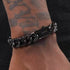 Three-dimensional cutting Cuban chain bracelet hip-hop men's trendy fashion - MOWTE