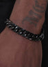 Three-dimensional cutting Cuban chain bracelet hip-hop men's trendy fashion - MOWTE