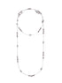 Silver gray pearl starry sky necklace with long necklace design - MOWTE