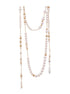 Pearl necklace with adjustable length and wrapped necklace - MOWTE