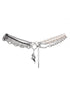 Original multifunctional design geometric splicing asymmetrical pearl necklace + waist chain - MOWTE
