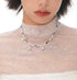 Rainbow zircon sweet cool pearl collarbone chain pearl necklace for women - MOWTE