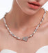 Original Design Girl Moonlight Stone Pearl White Agate Necklace - MOWTE