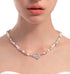 Original Design Girl Moonlight Stone Pearl White Agate Necklace - MOWTE