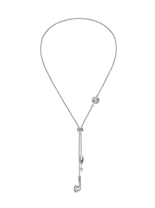 Original Design Jumping Note Series New Earphone Shaped Necklace Creative Simple Sweater Chain - MOWTE