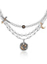 Multi layer necklace sweet cool star moon versatile sweater chain new style - MOWTE