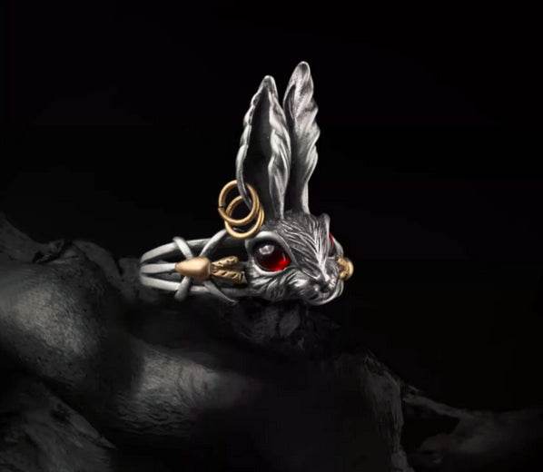Rabbit Silver Ring - MOWTE