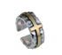 Brass Cross Silver Ring - MOWTE