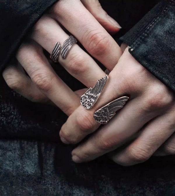 Angel Wing Rings - MOWTE