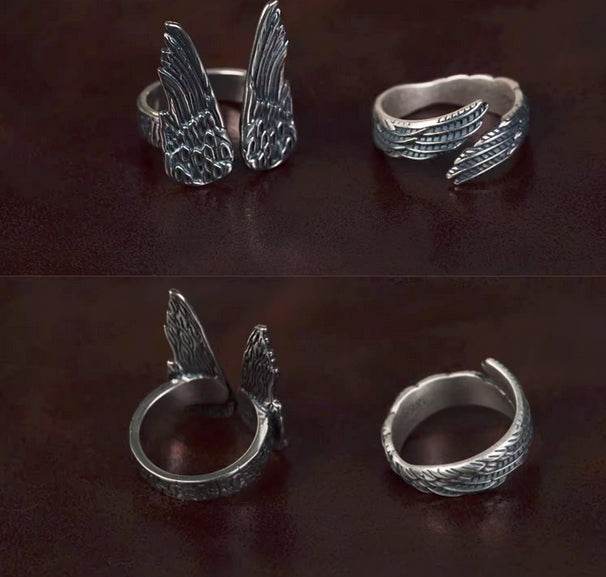 Angel Wing Rings - MOWTE