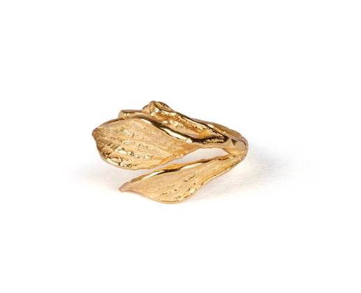 Sterling silver earrings three-leaf elegant silver jewelry original designer silver earrings - MOWTE