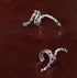 Unique sterling silver snake-shaped ear clip without piercing couple personalized ear cuff sweet and cool earrings - MOWTE
