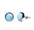 S925 sea grain stone sterling silver earrings hip-hop fashion earrings - MOWTE
