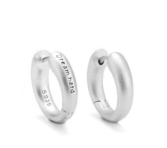Versatile design of sterling silver earrings - MOWTE