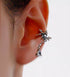 Sterling silver ear clip personalized water drop spider silver jewelry non-pierced ear cuff - MOWTE