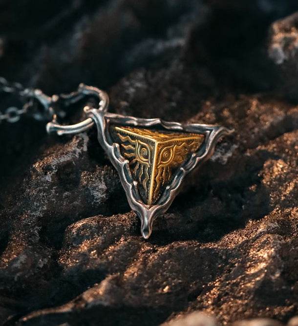 Men's sterling silver vintage pendant - MOWTE