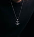 Men's anchor sterling silver high-end handsome pendant - MOWTE