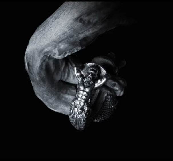 Men's 925 Sterling Silver Stud Earrings Poseidon Mermaid Silver Earrings Design Silver Earring Buckle - MOWTE