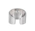 S925 sterling silver bead ring for men and women hip hop design geometric graphics couple same style opening ring - MOWTE