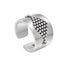 S925 sterling silver bead ring for men and women hip hop design geometric graphics couple same style opening ring - MOWTE