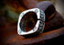s925 sterling silver tail ring for men and women small square opening adjustable ring - MOWTE