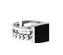 Enamel ring S925 sterling silver black agate ring men's hip-hop women's simple trend adjustable - MOWTE