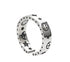 Sterling silver five-pointed star smiley ring hip-hop men and women cool trend opening adjustable - MOWTE