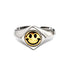 Original design sterling silver smiley ring men's and women's fashion retro ring - MOWTE