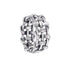 Hand-woven 925 sterling silver ring for men hip hop retro hollow design open adjustable index finger ring for women - MOWTE