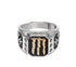 s925 cuban link ring sterling silver ring for men and women hip-hop trendy retro personality high quality - MOWTE