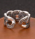 Rattan grass pattern ring for men 925 sterling silver personalized thorn chain open ring punk hip hop - MOWTE