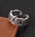 Rattan grass pattern ring for men 925 sterling silver personalized thorn chain open ring punk hip hop - MOWTE
