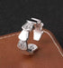 Hip-hop dragon scale ring for men, full body 925 sterling silver personalized scale Tang open ring for women - MOWTE