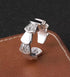 Hip-hop dragon scale ring for men, full body 925 sterling silver personalized scale Tang open ring for women - MOWTE