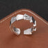 Hip-hop dragon scale ring for men, full body 925 sterling silver personalized scale Tang open ring for women - MOWTE