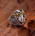 Bauhinia Goddess of Luck is Calling Sterling Silver Ring S925 Silver Retro Men's Trendy Fashion Ring - MOWTE