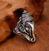 S925 sterling silver ring retro patron saint elephant open men's trendy hip-hop ring index finger ring - MOWTE