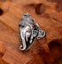 S925 sterling silver ring retro patron saint elephant open men's trendy hip-hop ring index finger ring - MOWTE