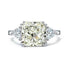 5 carat high carbon diamond ring ice flower cut luxury ring for women wedding ring s925 silver - MOWTE